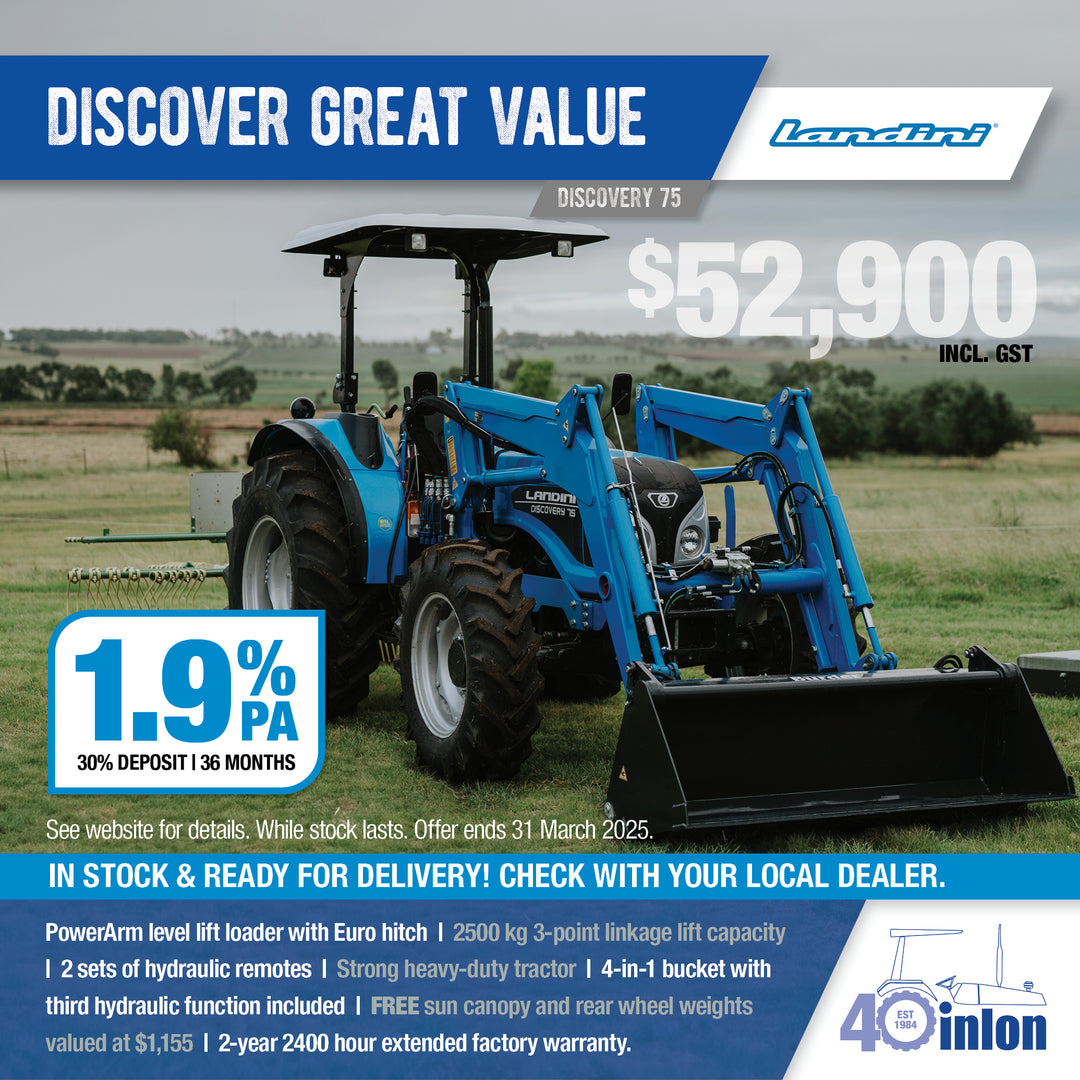 Landini Discovery 75 with Front end Loader