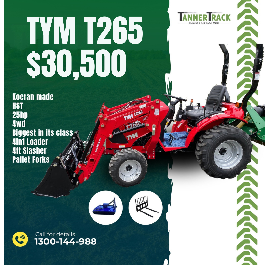 TYM T265, 25hp Tractor with Front end Loader